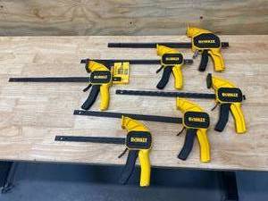 lot 164 image: DEWALT CLAMPS