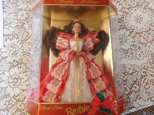 1997 Special Edition Happy Holiday Barbie With Errors