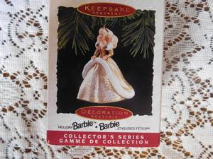 1994 Hallmark Holiday Barbie Ornament