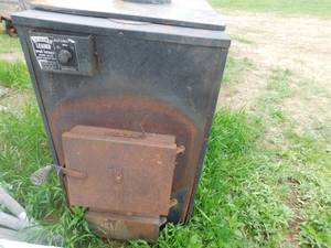 2 12ft x 31in x 4ft Wood Burning Stove with Pipe