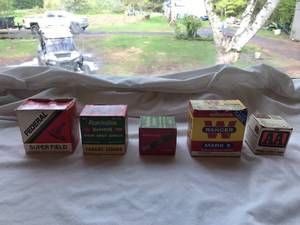 5 Empty Vintage Shell Boxes