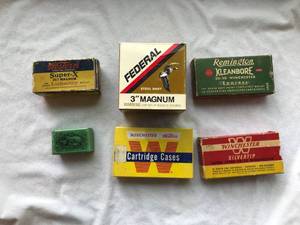 6 Empty Vintage Shell Boxes
