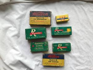 7 Empty Vintage Shell Boxes