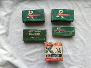 5 Empty Vintage Shell Boxes