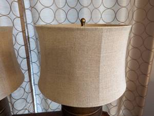 Pair of Beautiful Gold Table Lamps