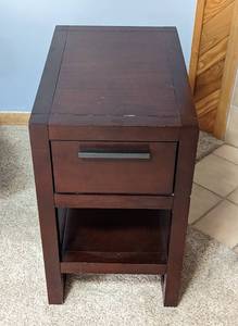 Wood Side Table
