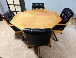 Game Table and Chair Set