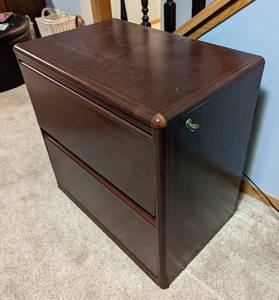 Wooden File Cabinet