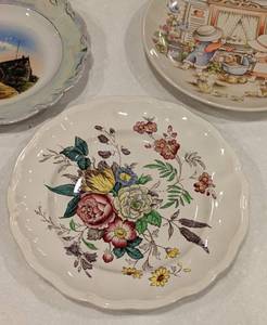 Assorted Vintage Painted Dishes