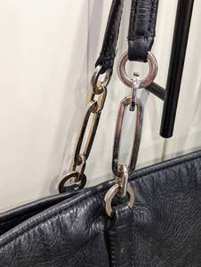 Coach Black Leather Tote