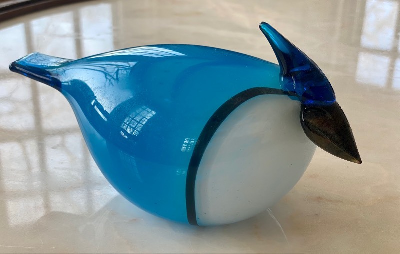 iittala Toikka Canadian Blue Jay Figurine | Darling Deephaven
