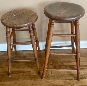 Two Vintage Stools