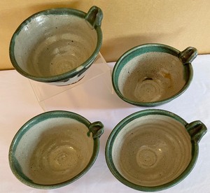 4 Pretty Pottery Bowls