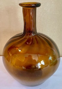 3 Colored Glass Vases