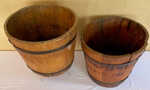 2 Antique Buckets