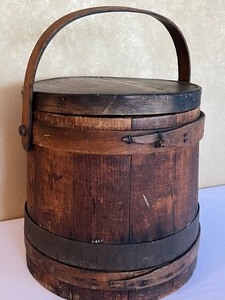 Primitive Wooden Bucket