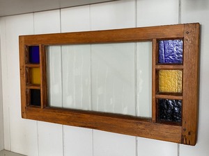 Arts and Crafts Style Decorative Stained Glass Piece
