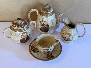 Asian Teapots and CupsSaucers