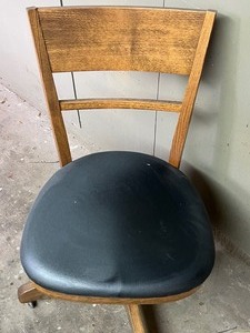 Very Nice Wood Frame Office Chair