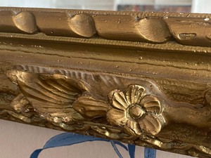 Vintage Decorative Gilded Wall Mirror
