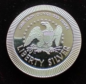 Liberty 1 Oz. Silver Round
