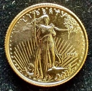 1998 110th Oz. Gold Eagle