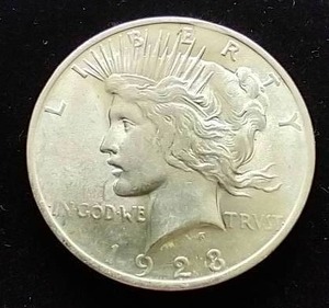 1923 Peace Dollar