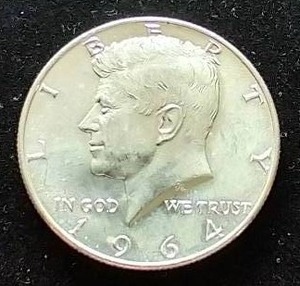 Uncirculated 1964 Kennedy Half Dollar