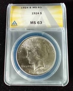 1924 Peace Dollar - MS63
