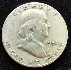 1954-S Franklin Half Dollar