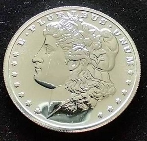 Morgan Style 1 Oz. Silver Round
