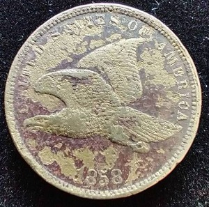 1858 Flying Eagle Penny