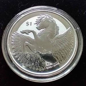 2019 1 Oz. Silver Pegasus Coin