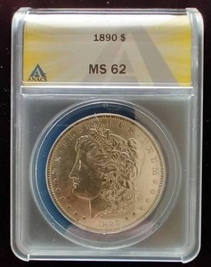 1890 Morgan Dollar - MS62
