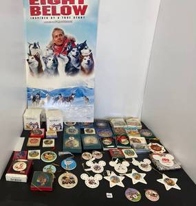 lot 26 image: Group of Disney Ornaments