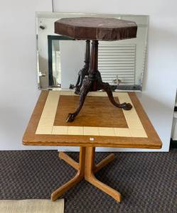 lot 45 image: Group Of Tables and mirror