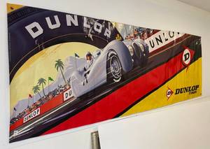 lot 46 image: Large Dunlop Tires Banner