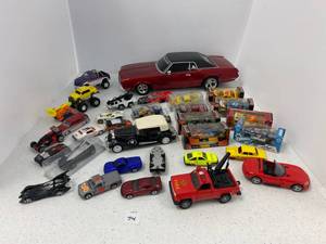 lot 74 image: Group of HotWheels And Misc. Cars And Trucks.