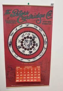 lot 94 image: 1997 Reproduction of 1902 ( The Peters Cartridge Co. Calendar )