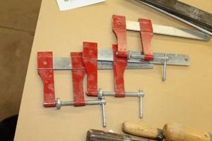 lot 632 image: Lot of (3) 9x4 Mini Bar Clamps