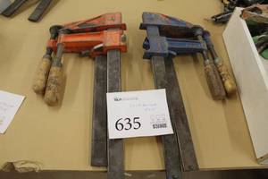 lot 635 image: Lot of (4) No. 4501, No. 4503 18x8 Bar Clamps
