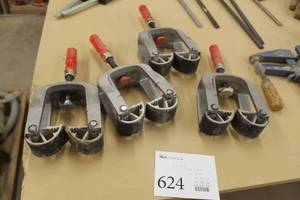 lot 624 image: Lot of (4) 6 Edge Clamps