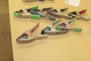 lot 642 image: Lot of (7) Hand Spring Clamps