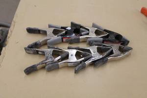 lot 636 image: Lot of (8) 2 Hand Spring Clamps