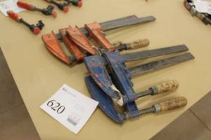 lot 620 image: Lot of (4) 18x8 Bar Clamps