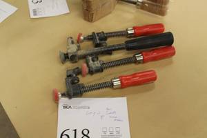 lot 618 image: Lot of (4) 8 Bar Clamp Edge Attachments