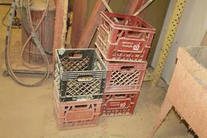 lot 651 image: Lot of (5) Plastic Milk Crates