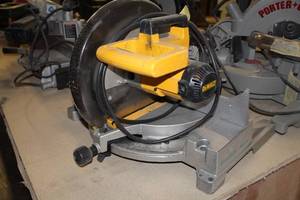 lot 53 image: DeWalt DW705 12 Miter Saw