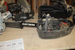lot 59 image: Craftsman 16 Gas Chainsaw, Case