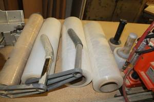 lot 62 image: Lot of (6 Rolls) Shrink Wrapping - 18 (x3), 3 (x3)